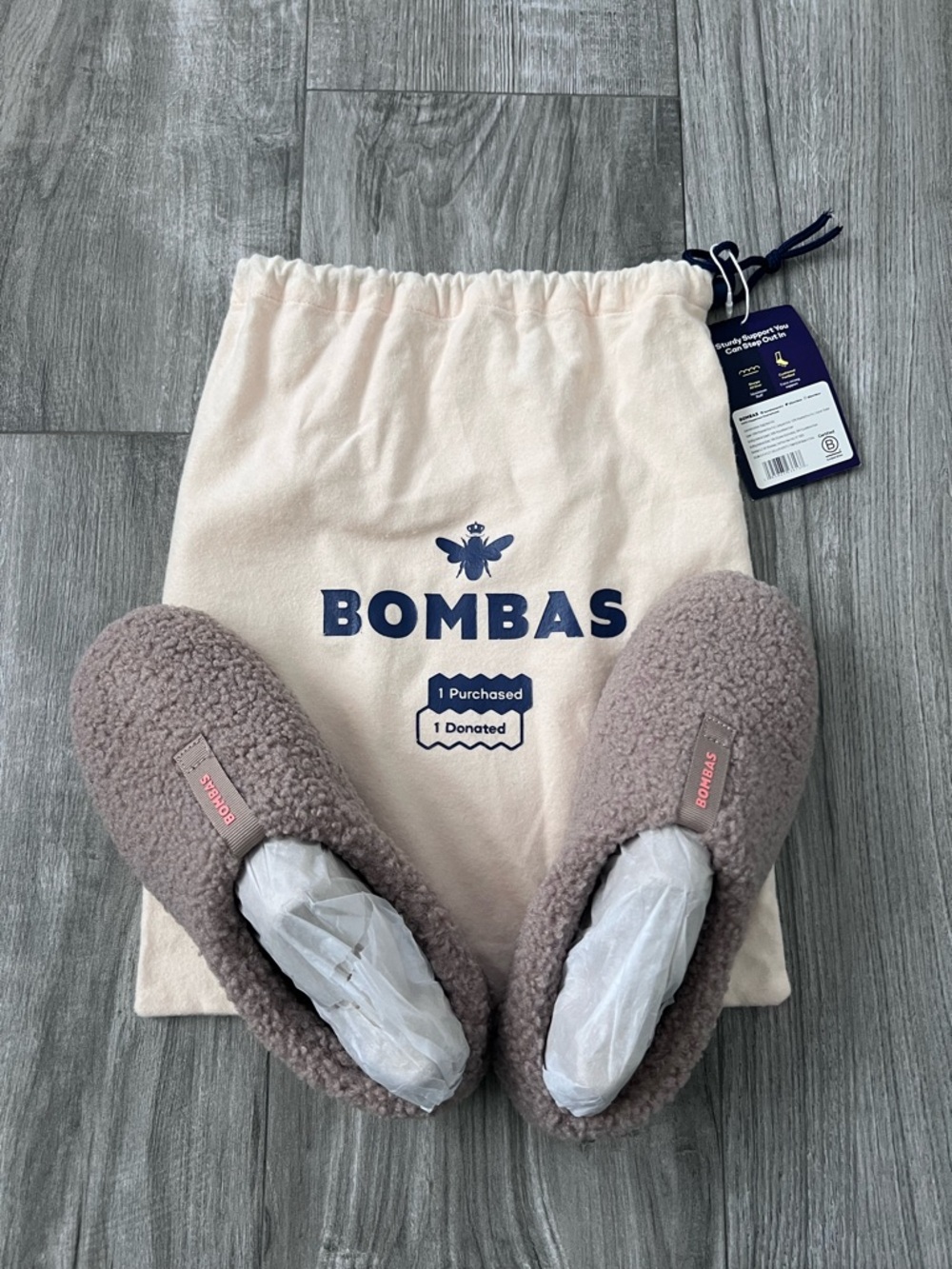 NWT Bombas Sunday Slipper size 7